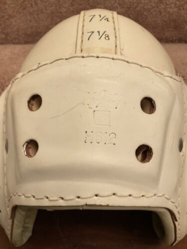 Minty MacGregor Authentic H612 Leather Suspension Football Helmet Size 7 1/4 Sports Mem, Cards & Fan Shop:Fan Apparel & Souvenirs:Football-NFL MacGregor
