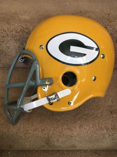Riddell Kra-Lite RK2 Suspension Green Bay Packers Football Helmet Jerry Kramer Sports Mem, Cards & Fan Shop:Fan Apparel & Souvenirs:Football-NFL Riddell