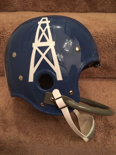 afl junior football helmets Riddell Kra-Lite RK2 Suspension Football Helmet- 1961 Houston Oilers A – WESTBROOKSPORTSCARDS