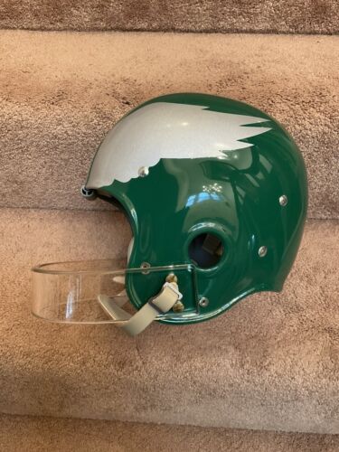 Philadelphia Eagles Painted Wings RK4 Style Lucite Facemask Football Helmet Sports Mem, Cards & Fan Shop:Fan Apparel & Souvenirs:Football-NFL Riddell