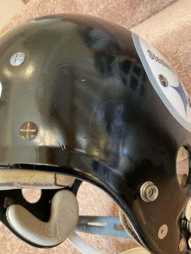 Vintage RARE Rawlings HND-9 Football Helmet Pittsburgh Steelers Terry Bradshaw Sports Mem, Cards & Fan Shop:Fan Apparel & Souvenirs:Football-NFL Rawlings
