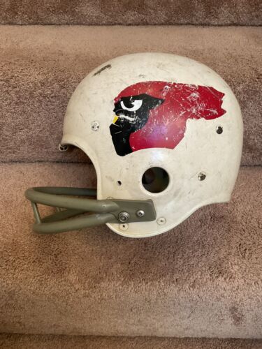 Vintage Game Used 1970 Riddell Kra-Lite Football Helmet St. Louis Cardinals Sports Mem, Cards & Fan Shop:Fan Apparel & Souvenirs:Football-NFL Riddell