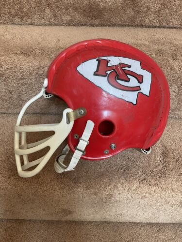 Gladiator Hydra Flo GHH Football Helmet Custom Kansas City Chiefs Willie Lanier Sports Mem, Cards & Fan Shop:Fan Apparel & Souvenirs:Football-NFL Riddell