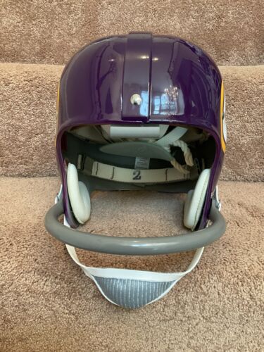 Minnesota Vikings Painted Horns RK2 Style Suspension Football Helmet Joe Kapp Sports Mem, Cards & Fan Shop:Fan Apparel & Souvenirs:Football-NFL Riddell