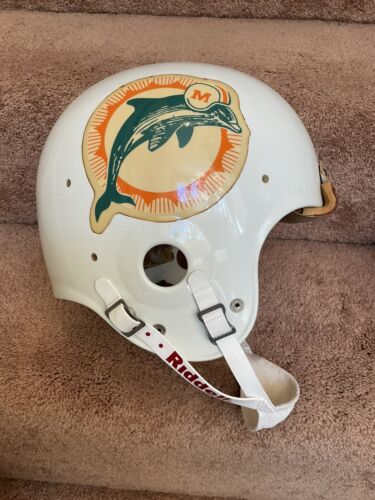 Miami Dolphins Riddell Micro-Fit Vintage 1978 Football Helmet Size M Sports Mem, Cards & Fan Shop:Fan Apparel & Souvenirs:Football-NFL Riddell