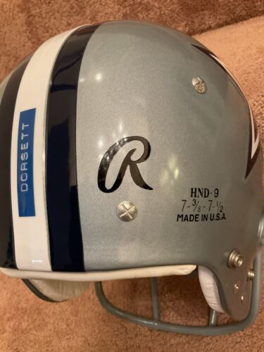 Rawlings HND-9 Football Helmet Schutt Red Dot OPO Dallas Cowboys Tony Dorsett Sports Mem, Cards & Fan Shop:Game Used Memorabilia:Football-NFL:Helmet WESTBROOKSPORTSCARDS   