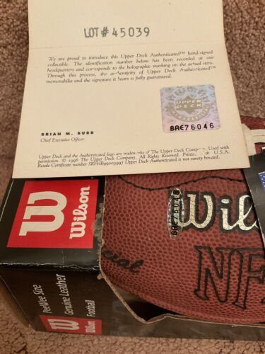 TROY AIKMAN DALLAS COWBOYS SIGNED AUTOGRAPHED NFL Pee Wee Football UDA RARE! Sports Mem, Cards & Fan Shop:Autographs-Original:Football-NFL:Balls WESTBROOKSPORTSCARDS