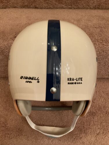 Vintage Riddell Kra-Lite Old Football TK2 Helmet 1971 Baltimore Colts NICE! Sports Mem, Cards & Fan Shop:Fan Apparel & Souvenirs:Football-NFL Riddell   