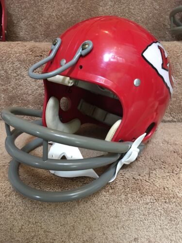 Riddell Kra-Lite-8 TK Suspension Football Helmet Kansas City Chiefs Len Dawson Sports Mem, Cards & Fan Shop:Fan Apparel & Souvenirs:Football-NFL Riddell   