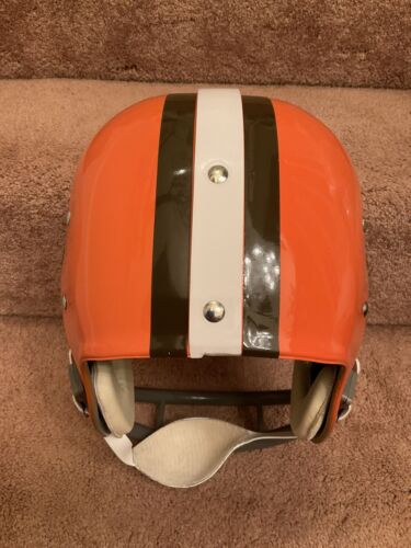 RK Vintage Style Cleveland Browns Suspension Football Helmet Jim Brown Sports Mem, Cards & Fan Shop:Game Used Memorabilia:Football-NFL:Helmet WESTBROOKSPORTSCARDS   