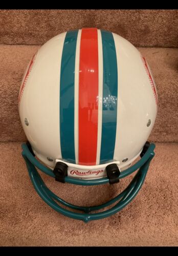 Vintage Rawlings HCVP Football Helmet Custom Miami Dolphins Dan Marino 1980 Sports Mem, Cards & Fan Shop:Fan Apparel & Souvenirs:Football-NFL Riddell   