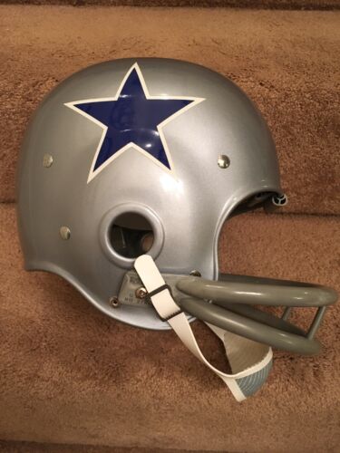 Riddell Kra-Lite RK2 Suspension Football Helmet 1966 Dallas Cowboys Chuck Howley Sports Mem, Cards & Fan Shop:Fan Apparel & Souvenirs:Football-NFL Riddell