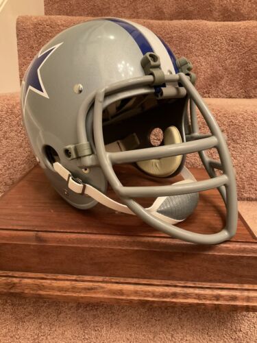 Bob Lilly TK2 Style 1966 Dallas Cowboys Football Helmet Authentic Color Paint Sports Mem, Cards & Fan Shop:Fan Apparel & Souvenirs:Football-NFL Riddell
