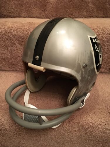 Vintage Riddell Kra-Lite TK2 Football Helmet-1971 Oakland Raiders George Blanda Sports Mem, Cards & Fan Shop:Fan Apparel & Souvenirs:Football-NFL WESTBROOKSPORTSCARDS   