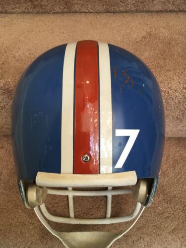 Vintage Original Authentic Wilson F2101 Football Helmet Denver Broncos Elway Sports Mem, Cards & Fan Shop:Fan Apparel & Souvenirs:Football-NFL Riddell