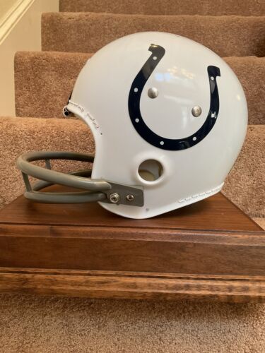 Vintage MacGregor Football Helmet Baltimore Colts Tom Matte Not Clear Shell Sports Mem, Cards & Fan Shop:Fan Apparel & Souvenirs:College-NCAA MacGregor