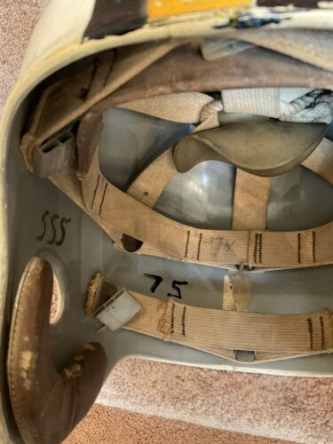 Maryland Terrapins 1958 Authentic Game Used Riddell Kra-Lite RK4 Football Helmet Sports Mem, Cards & Fan Shop:Fan Apparel & Souvenirs:College-NCAA Riddell