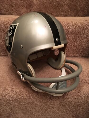 Vintage Riddell Kra-Lite TK2 Football Helmet-1971 Oakland Raiders George Blanda Sports Mem, Cards & Fan Shop:Fan Apparel & Souvenirs:Football-NFL WESTBROOKSPORTSCARDS   