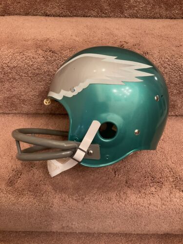 Vintage Riddell Kra-Lite TK2 Football Helmet 1974 Philadelphia Eagles Bradley Sports Mem, Cards & Fan Shop:Fan Apparel & Souvenirs:Football-NFL Riddell