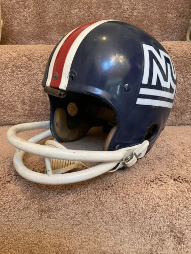 Vintage Riddell Kra-Lite Football Helmet 1975 New York Giants Disco NY Sports Mem, Cards & Fan Shop:Fan Apparel & Souvenirs:Football-NFL Riddell   