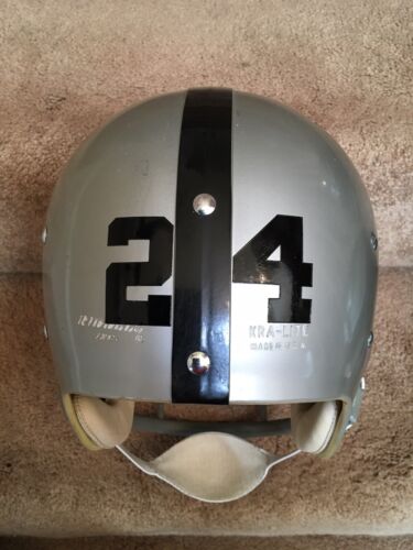 Vintage Riddell Kra-Lite TK2 Football Helmet-1972 Oakland Raiders Willie Brown Sports Mem, Cards & Fan Shop:Fan Apparel & Souvenirs:Football-NFL Riddell   