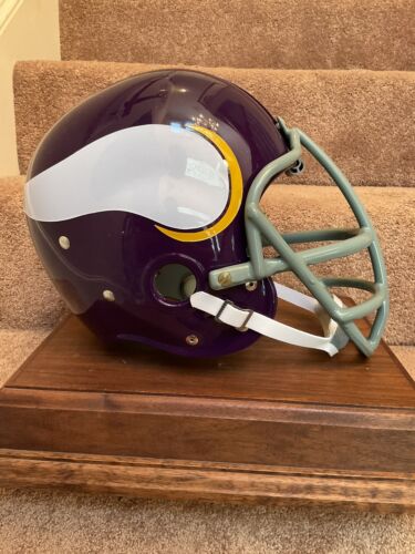 Minnesota Vikings “Big Horns” RK2 Style Suspension Football Helmet Jim Marshall Sports Mem, Cards & Fan Shop:Fan Apparel & Souvenirs:Football-NFL WESTBROOKSPORTSCARDS   