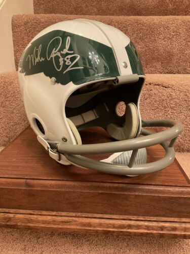 Bill Bergy Autographed Philadelphia Eagles Riddell Kra-Lite RK2 Football Helmet Sports Mem, Cards & Fan Shop:Autographs-Original:Football-NFL:Helmets WESTBROOKSPORTSCARDS