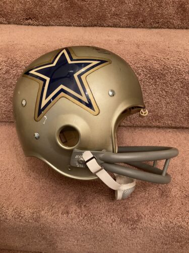 Calvin Hill Autographed Riddell Kra-Lite TK2 Football Helmet 1973 Dallas Cowboys Sports Mem, Cards & Fan Shop:Fan Apparel & Souvenirs:Football-NFL Riddell