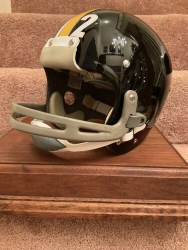 TK2 Style Custom Football Helmet Pittsburgh Steelers Terry Bradshaw Dungard Mask Sports Mem, Cards & Fan Shop:Autographs-Original:Football-NFL:Helmets WESTBROOKSPORTSCARDS