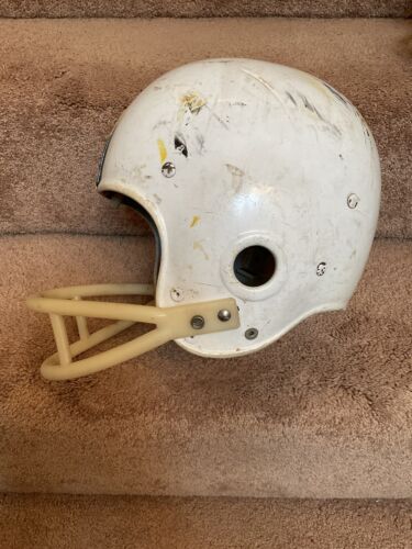 Maryland Terrapins 1958 Authentic Game Used Riddell Kra-Lite RK4 Football Helmet Sports Mem, Cards & Fan Shop:Fan Apparel & Souvenirs:College-NCAA Riddell
