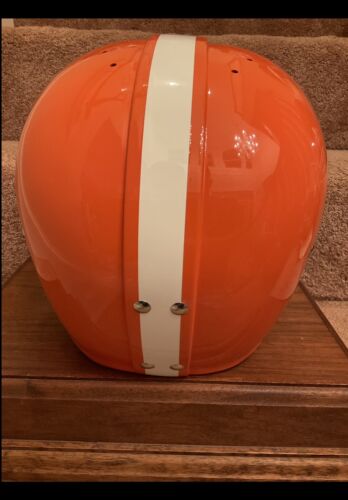 RK4 Husky Vintage Style Football Helmet 1957-1959 Cleveland Browns Jim Brown Sports Mem, Cards & Fan Shop:Game Used Memorabilia:Football-NFL:Helmet WESTBROOKSPORTSCARDS   