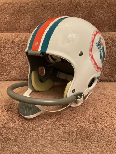 RIDDell Classic RK2 Suspension Football Helmet Miami Dolphins Garo Yepremian Sports Mem, Cards & Fan Shop:Fan Apparel & Souvenirs:Football-NFL Riddell