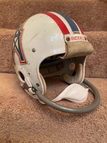 Authentic 1979 Riddell Houston Oilers Football Helmet Game Used Cliff Parsley Sports Mem, Cards & Fan Shop:Fan Apparel & Souvenirs:Football-NFL Riddell