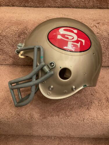 Vintage Riddell PAC3 Football Helmet San Francisco 49ers Schutt Green Dot OPODW Sports Mem, Cards & Fan Shop:Game Used Memorabilia:Football-NFL:Helmet WESTBROOKSPORTSCARDS   