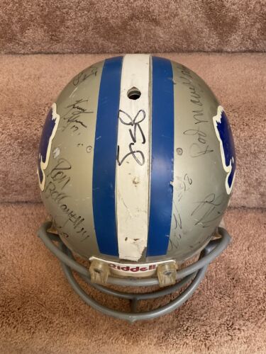 Autographed Detroit Lions Riddell 1979 PAC-3 Football Helmet Rare JOP Facemask Sports Mem, Cards & Fan Shop:Game Used Memorabilia:Football-NFL:Helmet WESTBROOKSPORTSCARDS   