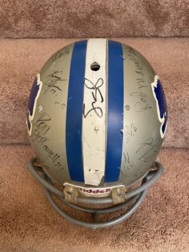Autographed Detroit Lions Riddell 1979 PAC-3 Football Helmet Rare JOP Facemask Sports Mem, Cards & Fan Shop:Game Used Memorabilia:Football-NFL:Helmet WESTBROOKSPORTSCARDS