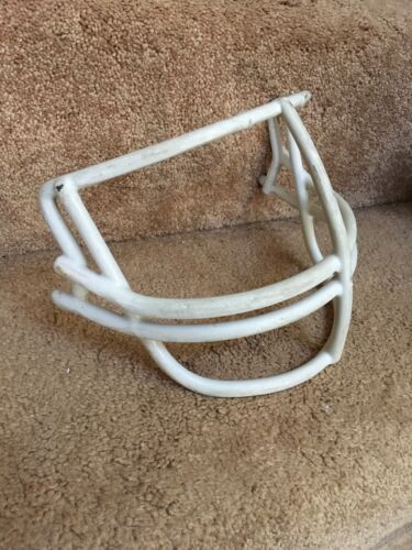 Vintage White Schutt 1970s Double Wire NOP Green Dot XL Football Helmet Facemask Sporting Goods:Team Sports:Football:Clothing, Shoes & Accessories:Helmets & Hats Schutt