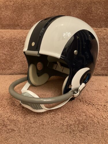 Los Angeles Rams Painted Horns RK2 Style Suspension Football Helmet Roman Gabriel Sports Mem, Cards & Fan Shop:Fan Apparel & Souvenirs:Football-NFL Riddell   