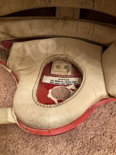 Original Vintage Rare Wilson Football Helmet Exterior Padded Top Rare facemask Sports Mem, Cards & Fan Shop:Fan Apparel & Souvenirs:Football-NFL Riddell