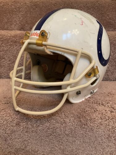 Original Riddell AF2 Indianapolis Colts Football Helmet Game Used NOPDW Facemask Sports Mem, Cards & Fan Shop:Fan Apparel & Souvenirs:Football-NFL Riddell