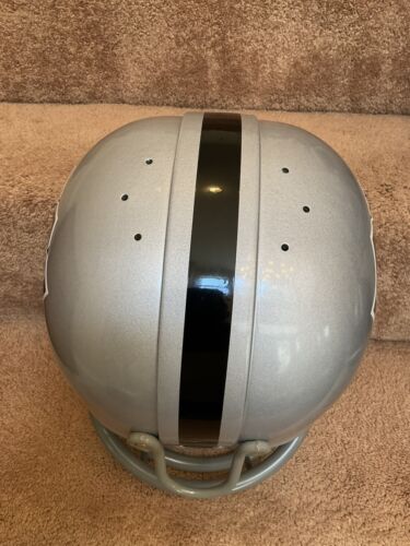 RK2 Husky Vintage Style Football Helmet 1968 Oakland Raiders Jim Otto Sports Mem, Cards & Fan Shop:Game Used Memorabilia:Football-NFL:Helmet WESTBROOKSPORTSCARDS