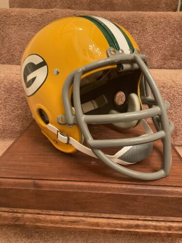 RK2 Husky Vintage Style Suspension Football Helmet Green Bay Packers Kramer Sports Mem, Cards & Fan Shop:Fan Apparel & Souvenirs:Football-NFL WESTBROOKSPORTSCARDS