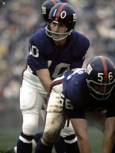 Riddell Kra-Lite TK2 Suspension Football Helmet 1970 New York Giants Tarkenton Sports Mem, Cards & Fan Shop:Fan Apparel & Souvenirs:Football-NFL Riddell   