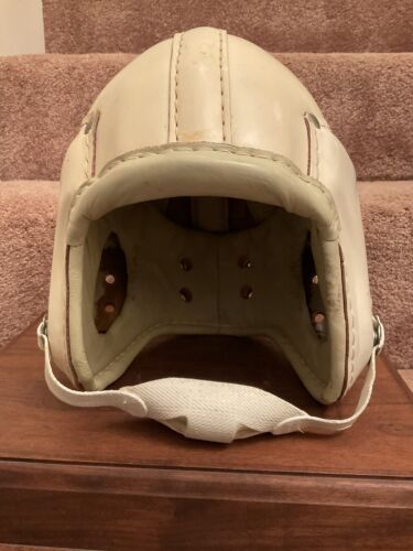 Minty MacGregor Authentic H612 Leather Suspension Football Helmet Size 7 1/4 Sports Mem, Cards & Fan Shop:Fan Apparel & Souvenirs:Football-NFL MacGregor