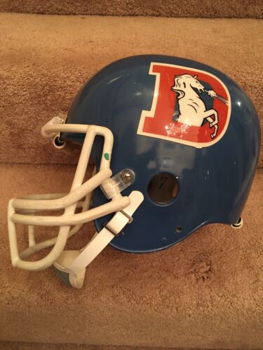 Vintage Original Authentic Wilson F2101 Football Helmet Denver Broncos Elway Sports Mem, Cards & Fan Shop:Fan Apparel & Souvenirs:Football-NFL Riddell