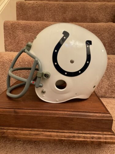 Original Vintage Wilson F2000 Football Helmet Custom Baltimore Colts Mike Curtis Sports Mem, Cards & Fan Shop:Fan Apparel & Souvenirs:Football-NFL Wilson   