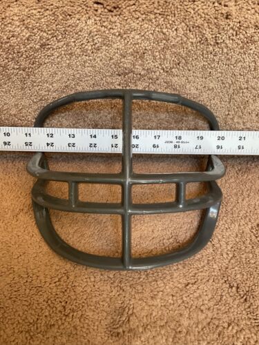 Vintage Gray RIddell 1970s Double Wire Kra-Lite NOP Football Helmet Facemask Sporting Goods:Team Sports:Football:Clothing, Shoes & Accessories:Helmets & Hats Schutt