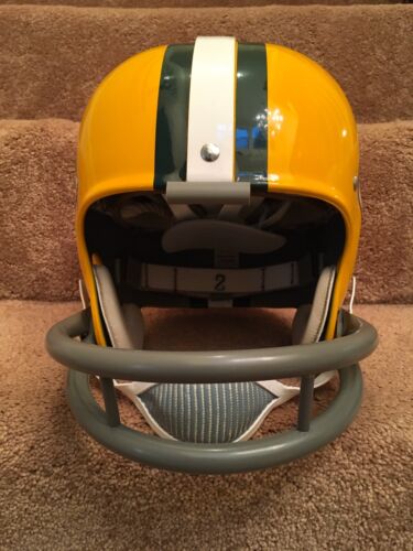 Riddell Kra-Lite RK2 Suspension Green Bay Packers Football Helmet Paul Hornung Sports Mem, Cards & Fan Shop:Fan Apparel & Souvenirs:Football-NFL Riddell   