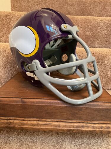 Minnesota Vikings “Big Horns” RK2 Style Suspension Football Helmet Alan Page Sports Mem, Cards & Fan Shop:Fan Apparel & Souvenirs:Football-NFL WESTBROOKSPORTSCARDS