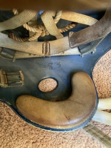 Vintage Riddell Kra-Lite Football Helmet 1975 New York Giants Disco NY Sports Mem, Cards & Fan Shop:Fan Apparel & Souvenirs:Football-NFL Riddell